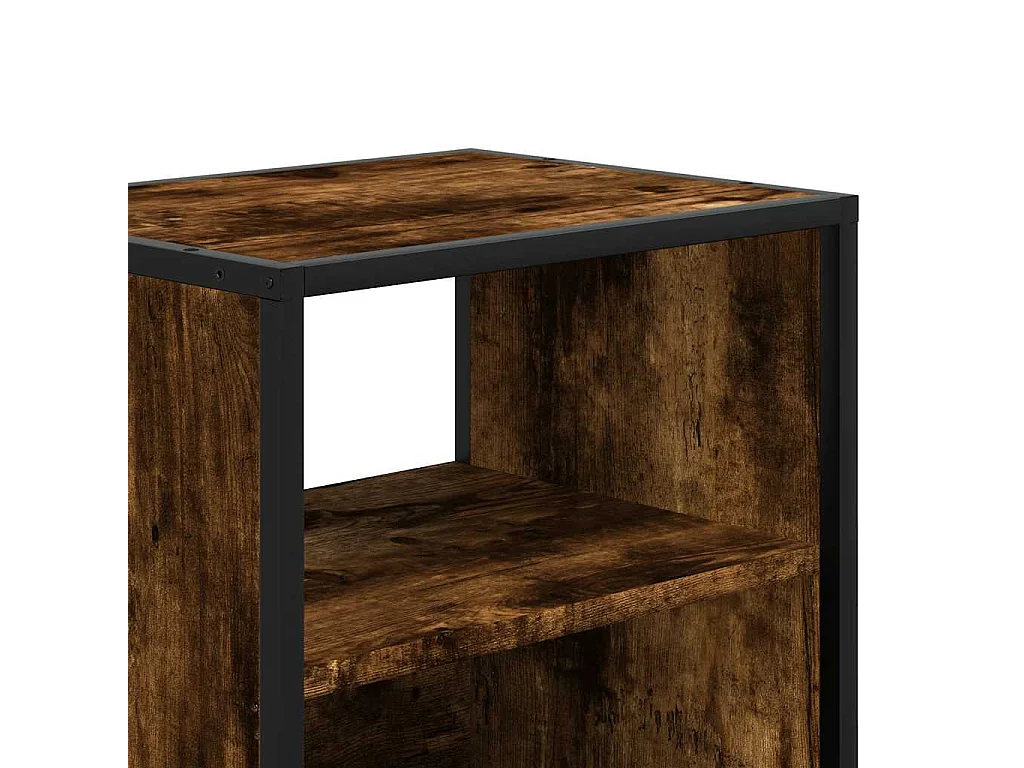 Table de chevet murale Chêne fumé 40x31x39,5 cm