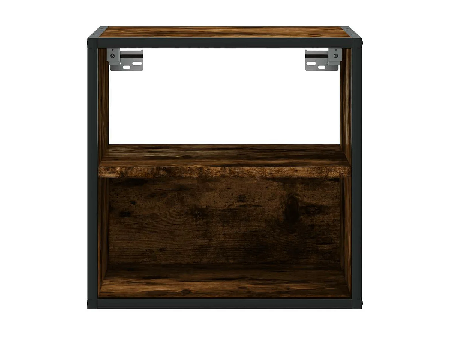 Nachtkastje wandgemonteerd 40x31x39,5 cm gerookt eikenkleurig