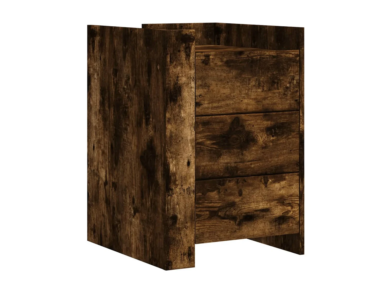 Mesa cabeceira 45x50x65 cm derivados de madeira carvalho fumado