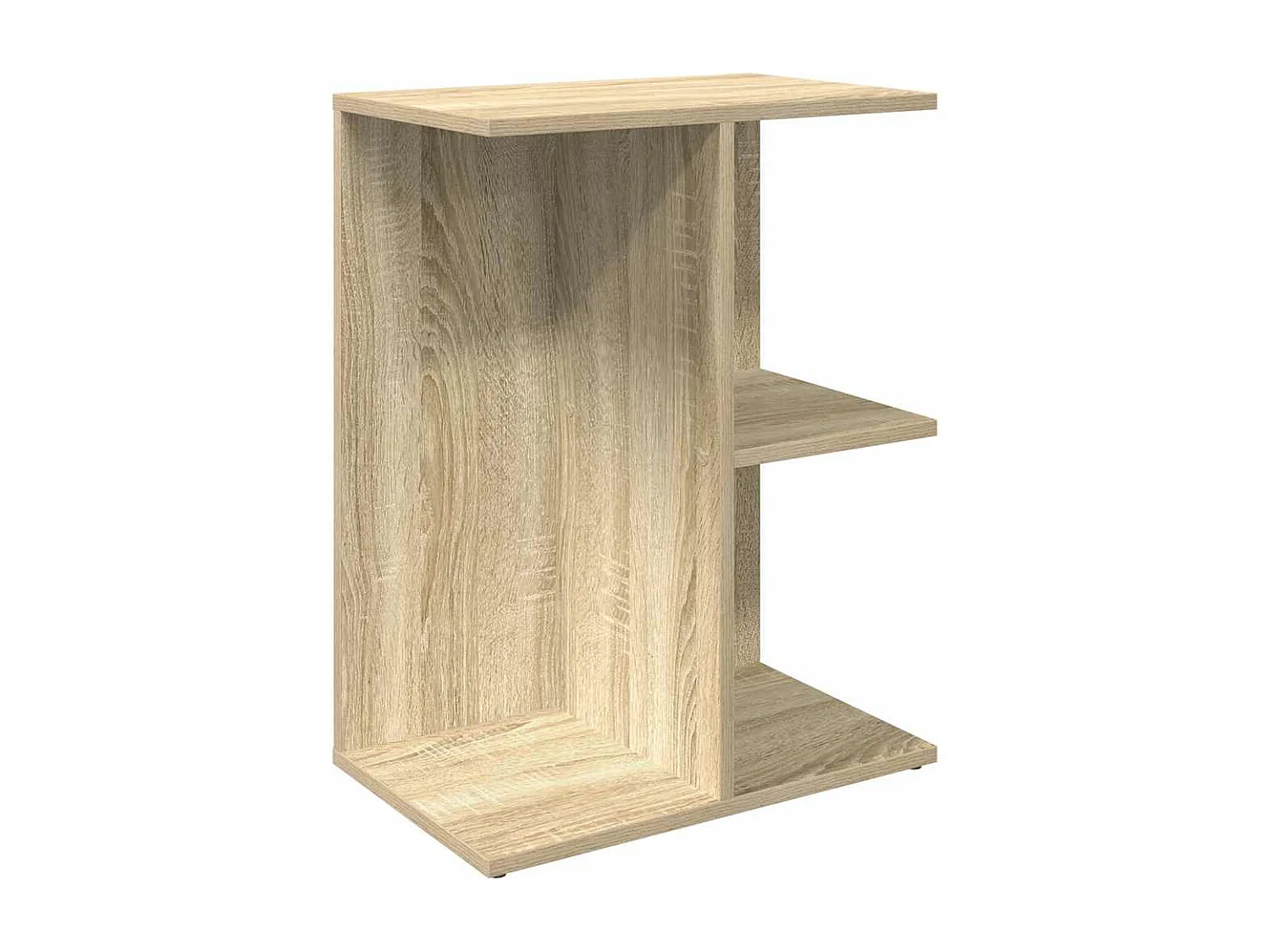 Table de chevet chêne sonoma 46,5x29x61 cm bois d'ingénierie