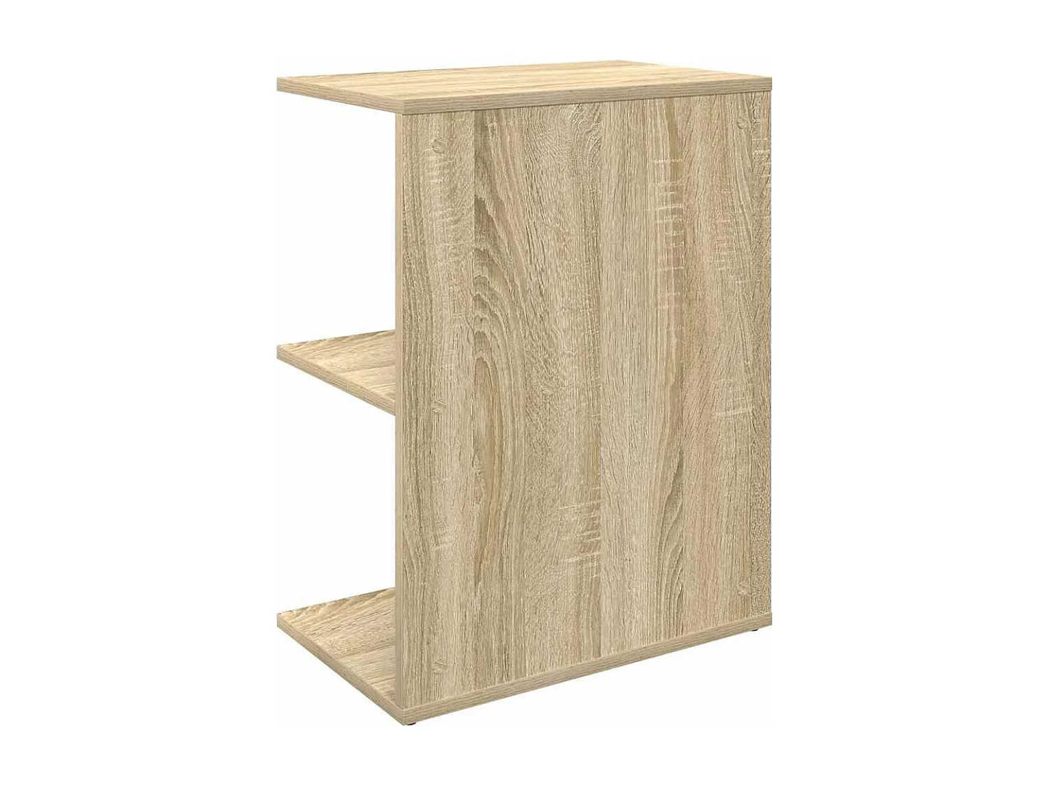 Table de chevet chêne sonoma 46,5x29x61 cm bois d'ingénierie
