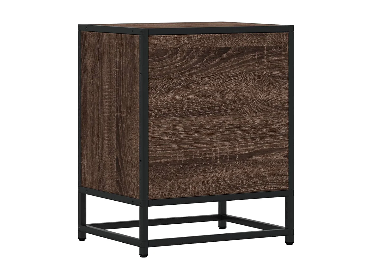 Mesa de cabeceira 40x31x50 cm deriv. madeira carvalho castanho