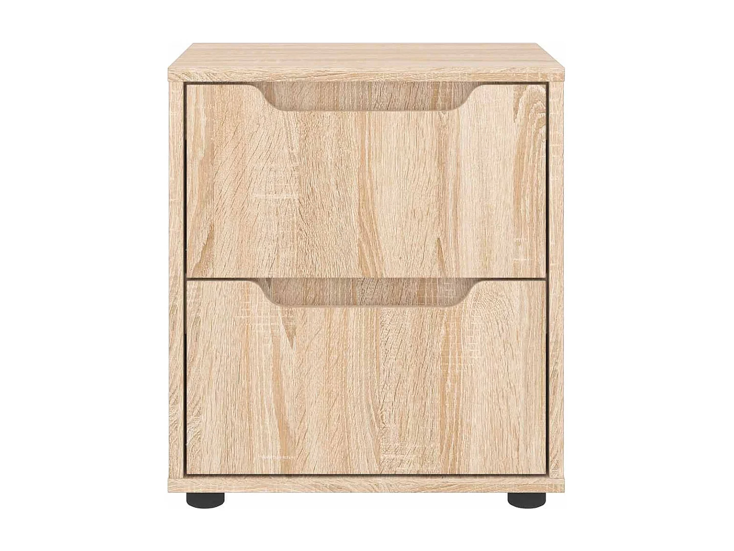 Table de chevet VISNES chêne sonoma 45x40x50 cm bois ingénierie