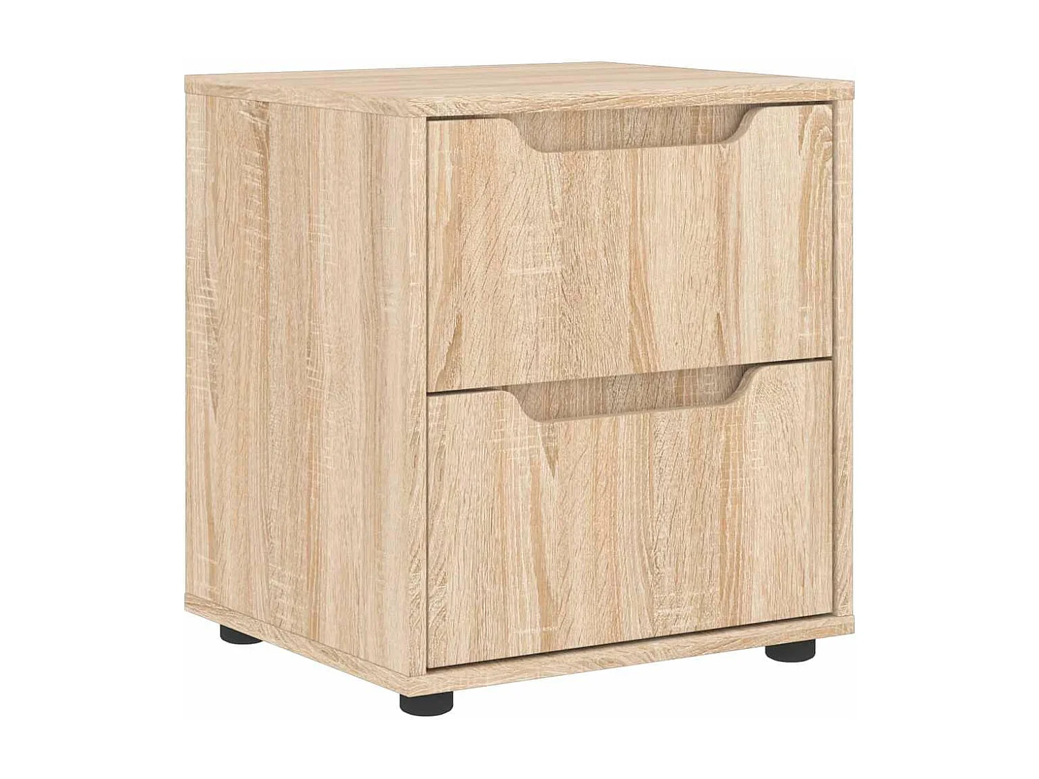 Table de chevet VISNES chêne sonoma 45x40x50 cm bois ingénierie