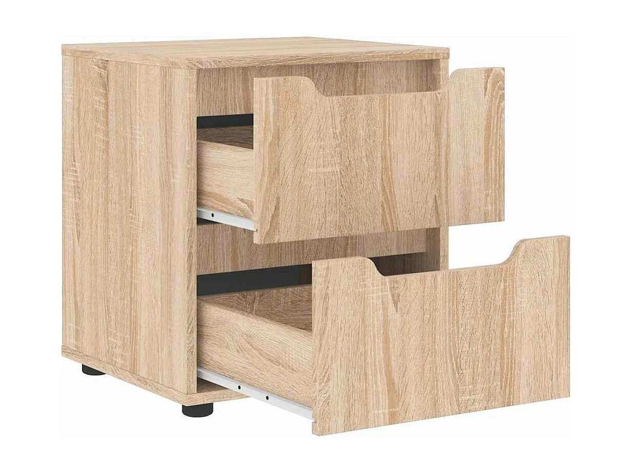 Table de chevet VISNES chêne sonoma 45x40x50 cm bois ingénierie