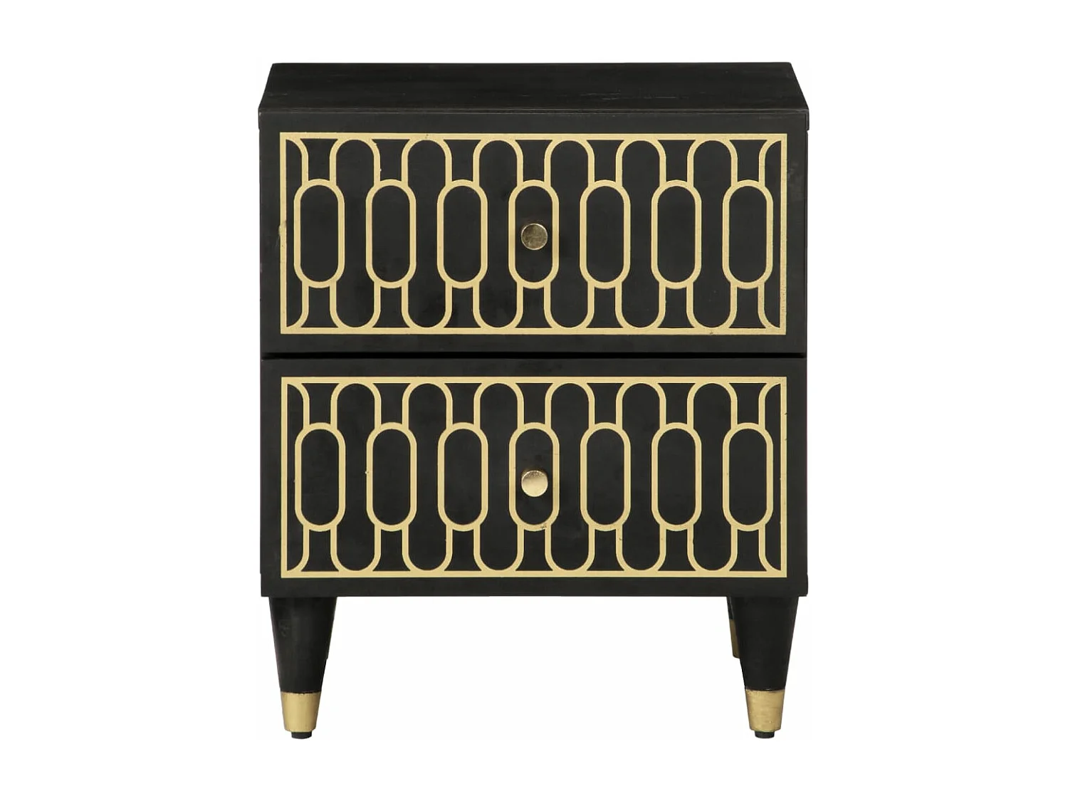 Table de chevet 40x33x46 cm Bois de manguier solide