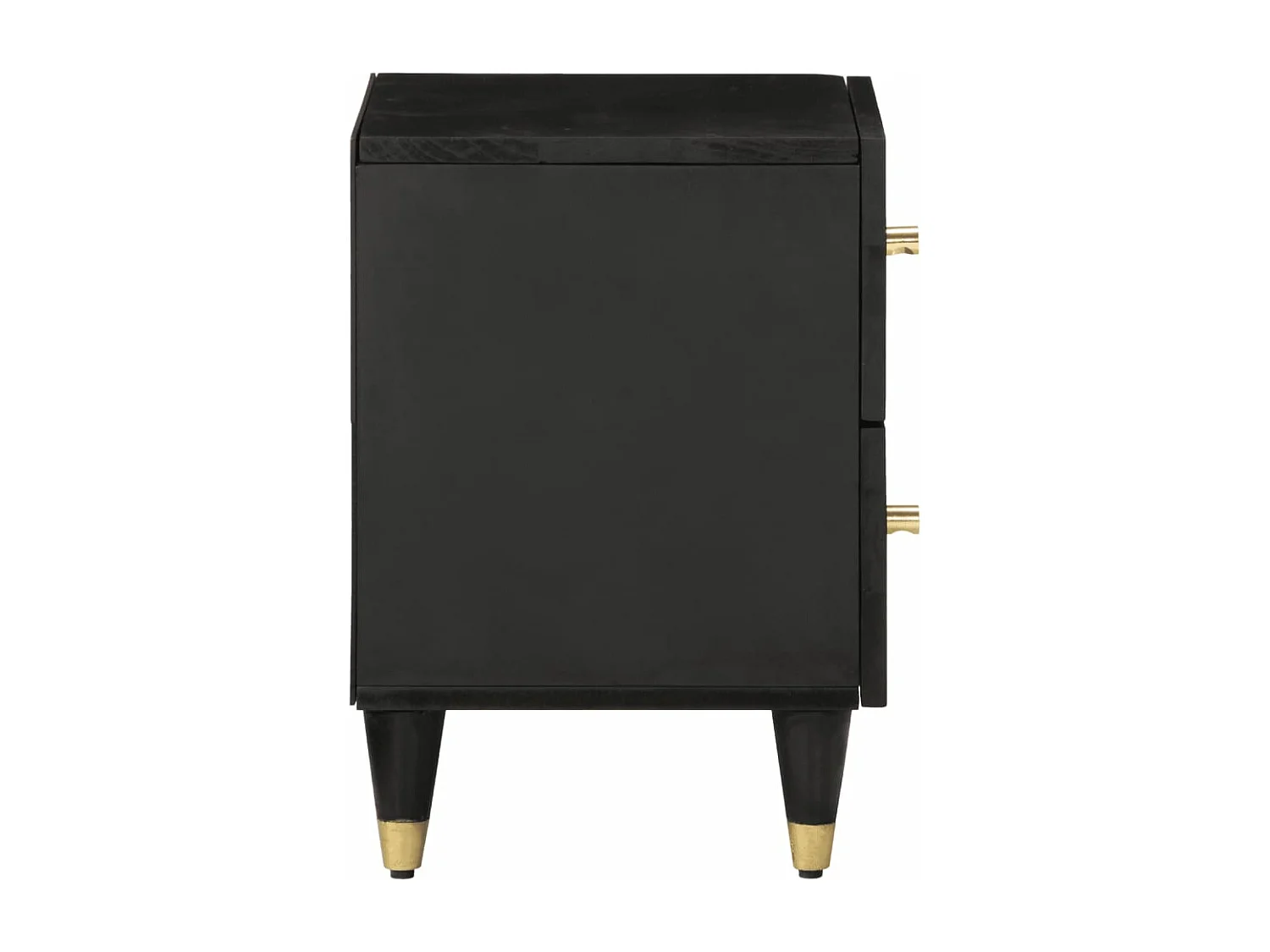 Table de chevet 40x33x46 cm Bois de manguier solide