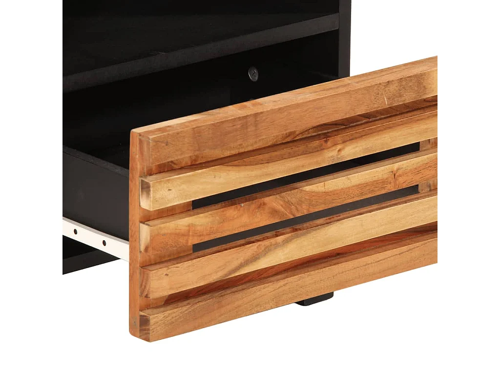 Table de chevet 40x33x46 cm Bois d'acacia massif