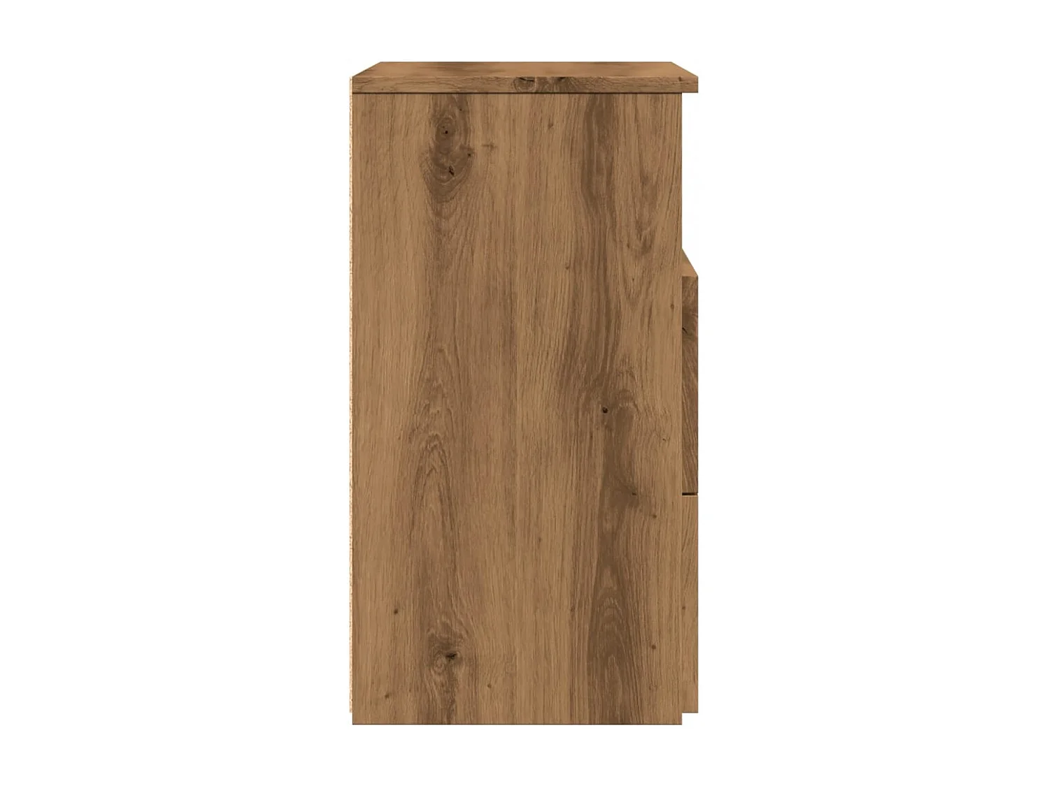 Mesita de noche madera de ingeniería roble artisan 50x32x60 cm