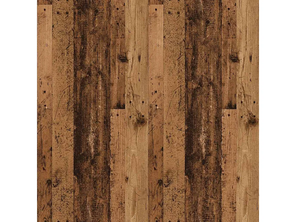 Nachtkastje 40x30x39 cm bewerkt hout oud houtkleurig