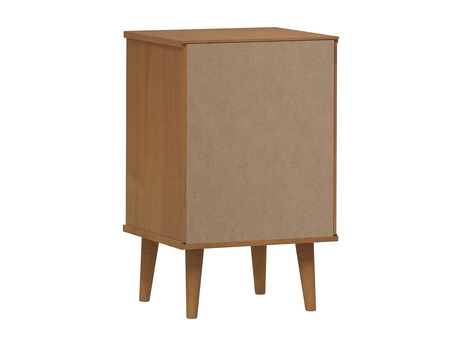 Table de chevet MOLDE Marron 40x35x65 cm Bois de pin solide