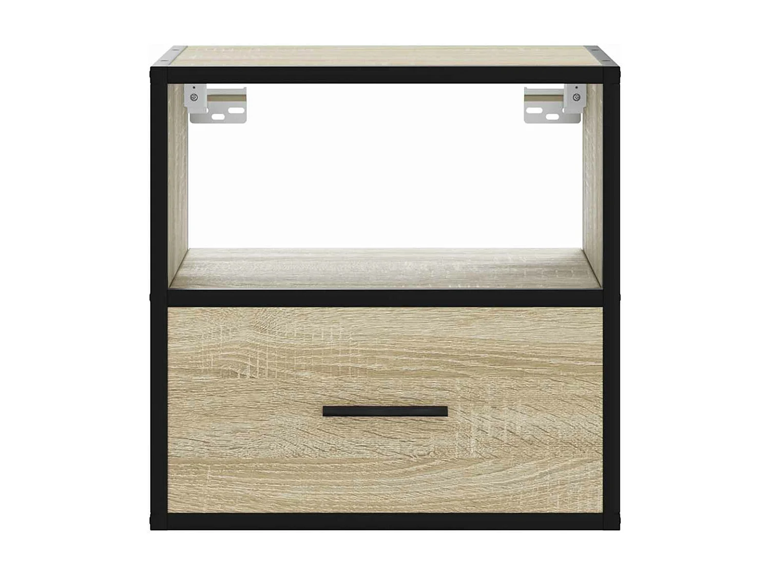 Table de chevet murale chêne sonoma 40x31x39,5 cm