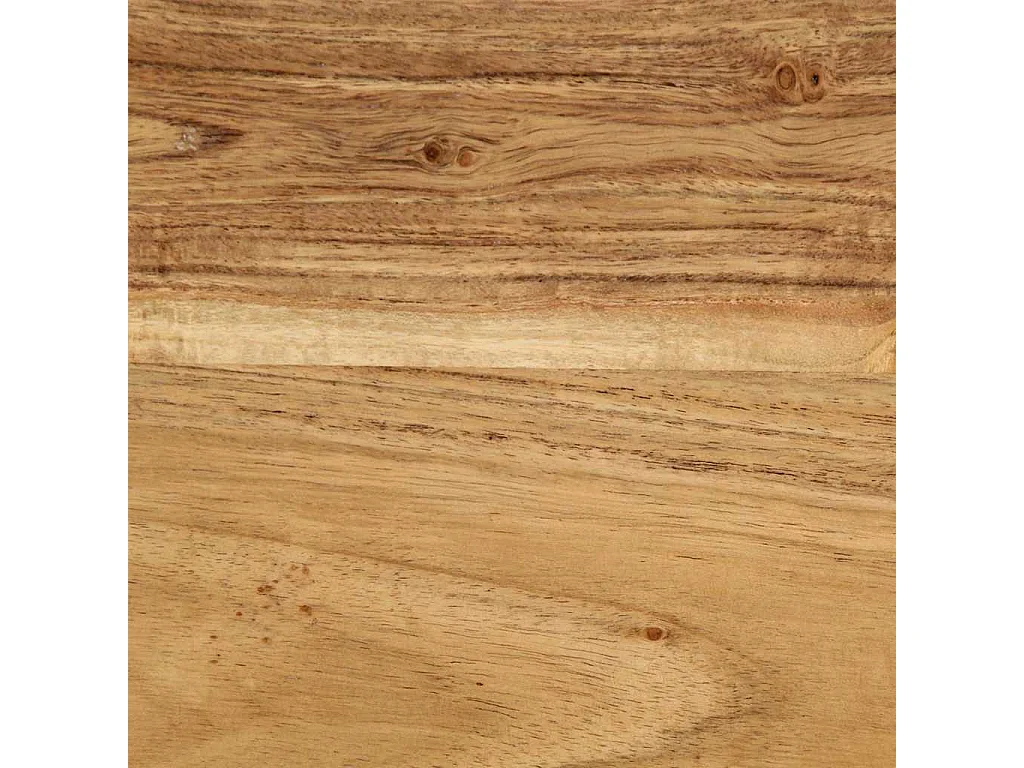 Mesita de noche madera maciza de acacia 50x27x50 cm