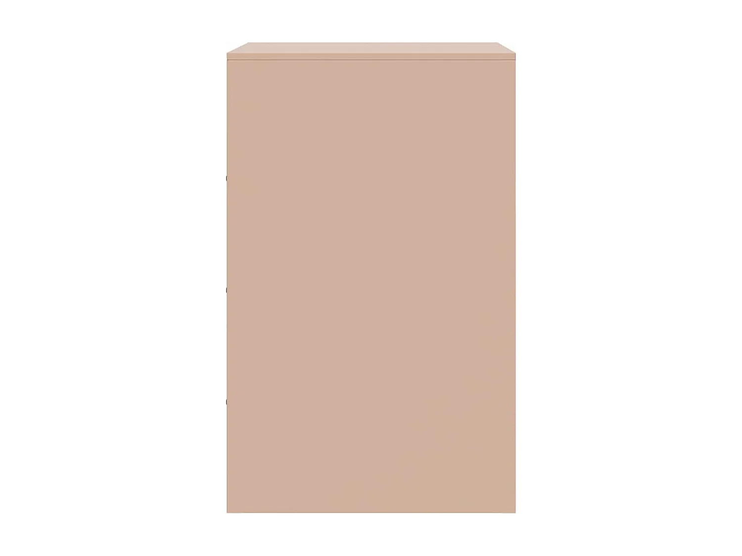 Tables de chevet 2 pièces rose 34,5x39x62 cm acier