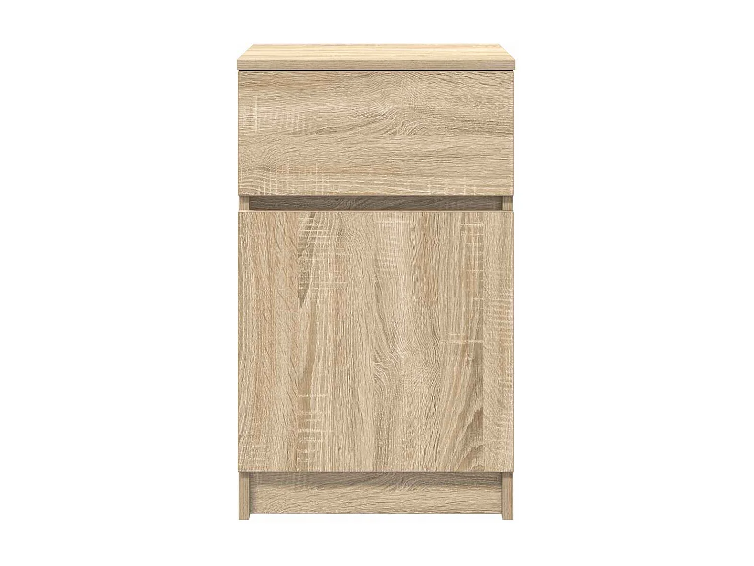 Tables de chevet 2 pièces chêne sonoma 39x35x65 cm bois ingénierie