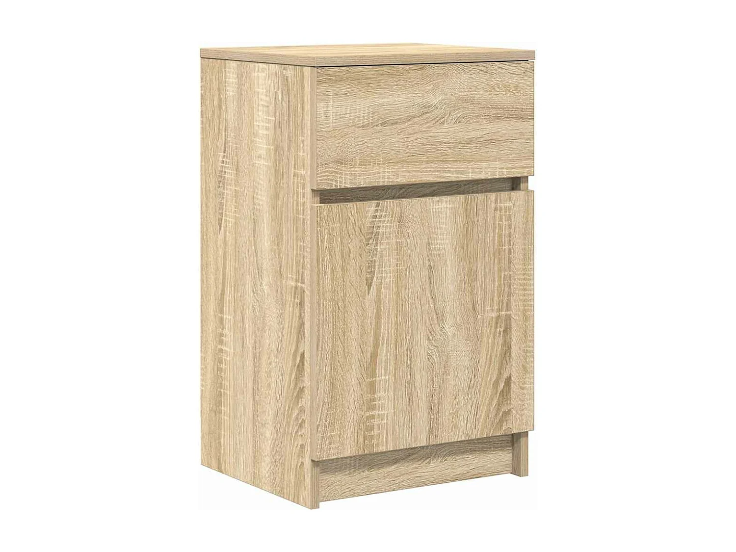 Tables de chevet 2 pièces chêne sonoma 39x35x65 cm bois ingénierie