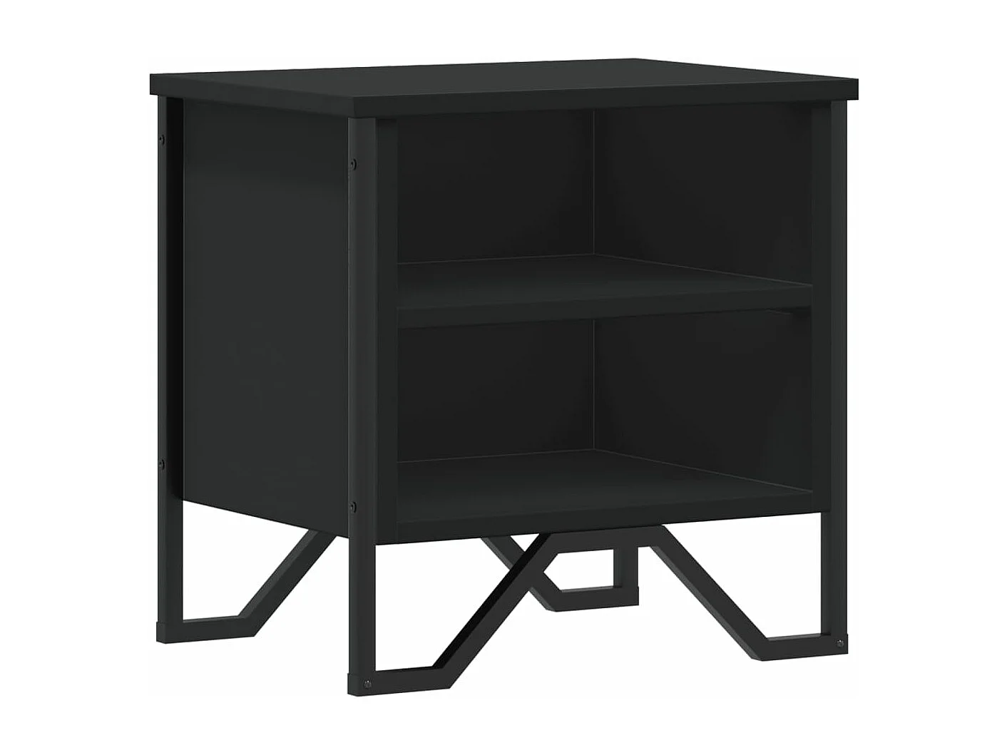 Mesa de cabeceira 40x30x40 cm contraplacado preto