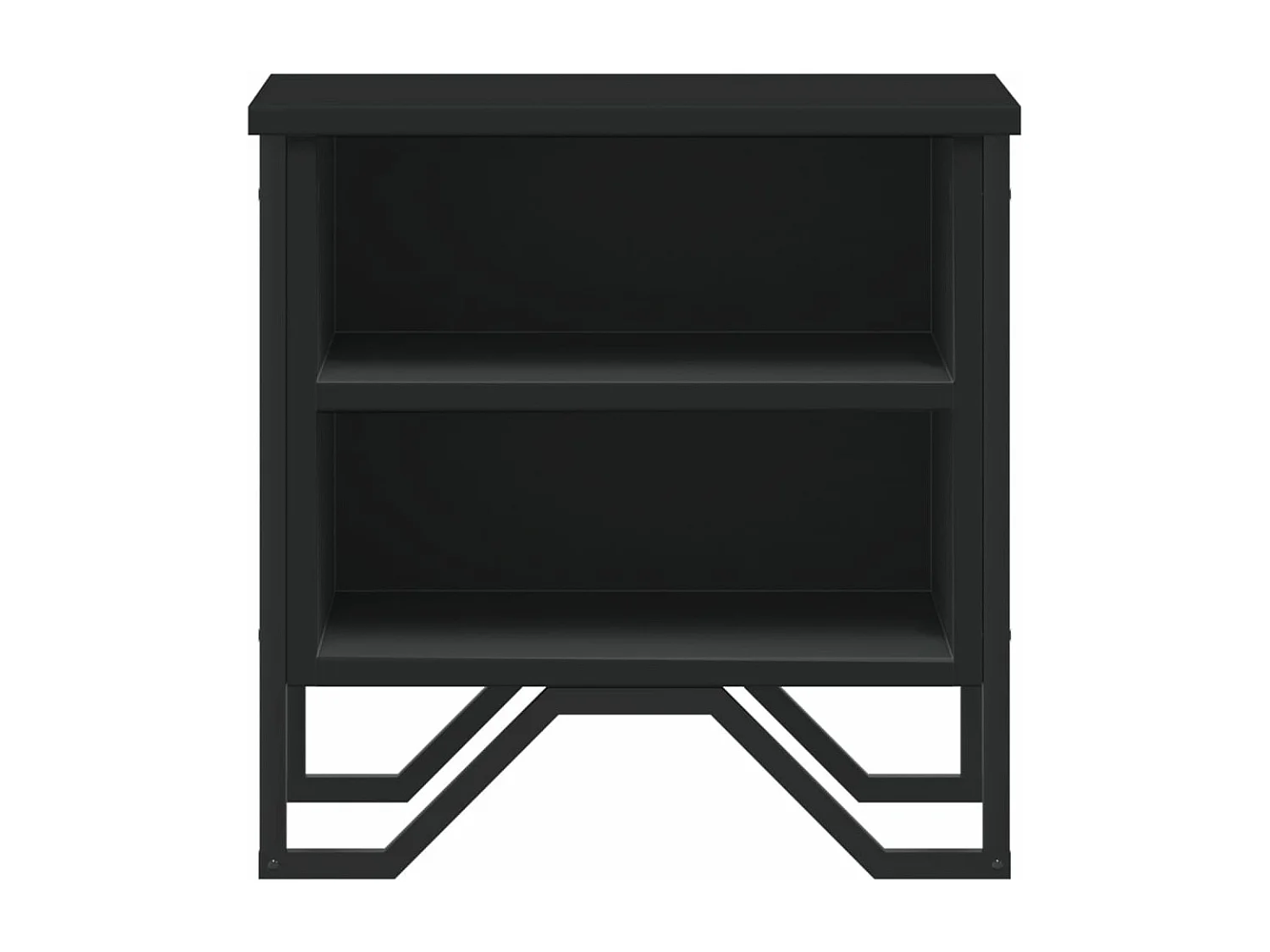 Mesa de cabeceira 40x30x40 cm contraplacado preto