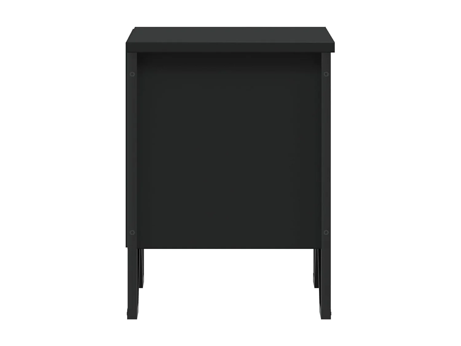 Mesa de cabeceira 40x30x40 cm contraplacado preto