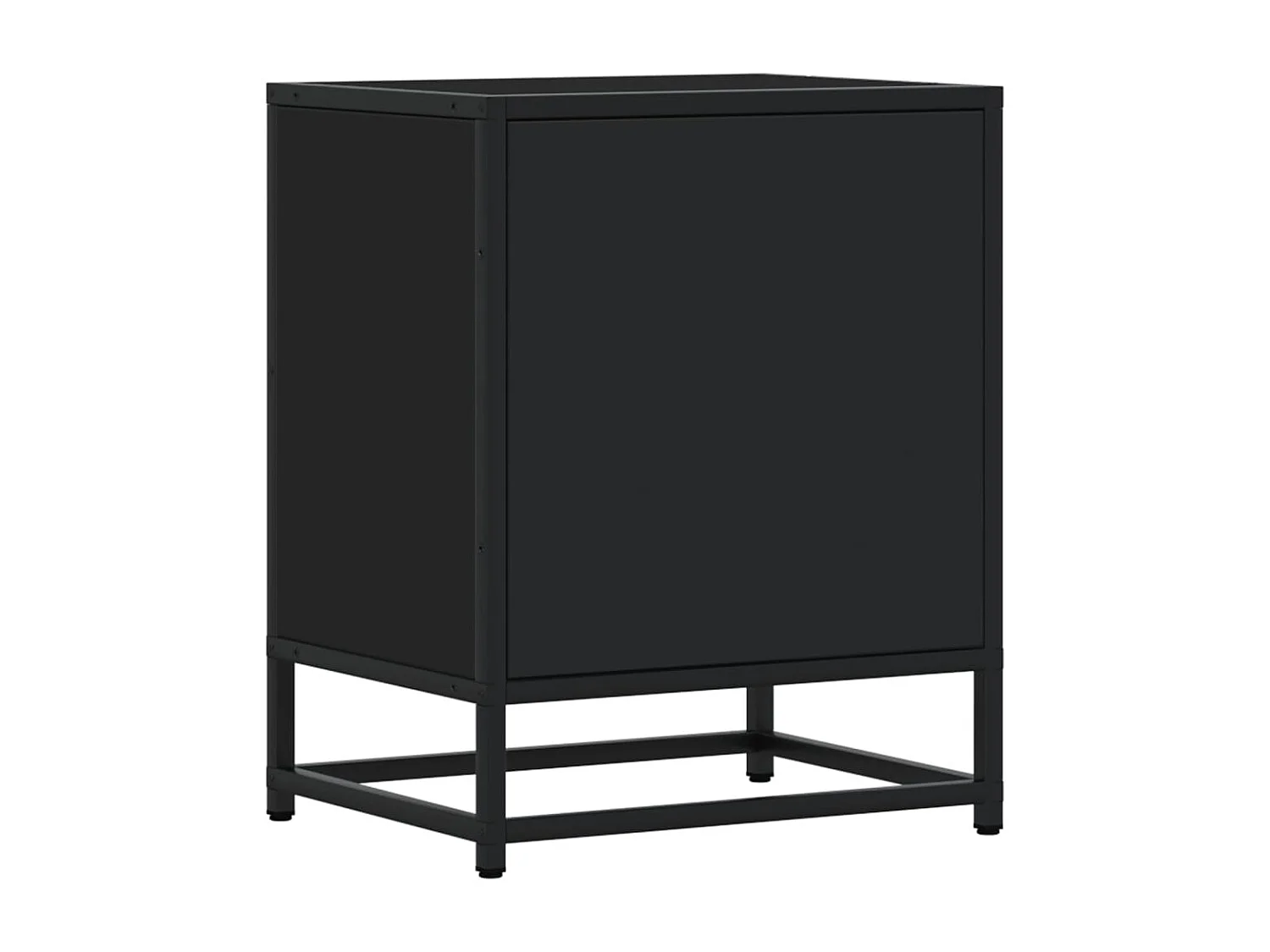 Tables de chevet 2 pièces noir 40x31x50 cm bois d'ingénierie