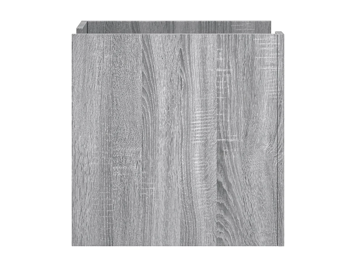 Nachtkastje 45x50x50 cm bewerkt hout grijs sonoma eikenkleurig