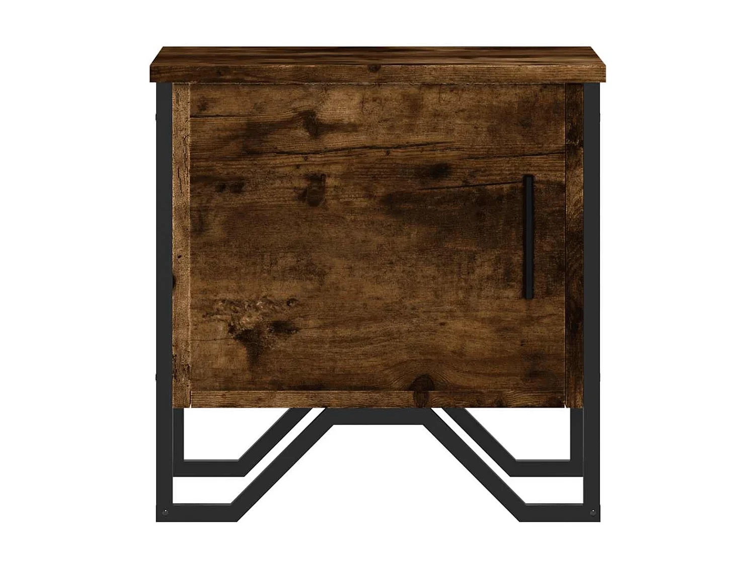 Tables de chevet 2 pièces chêne fumé 40x30x40 cm bois d'ingénierie