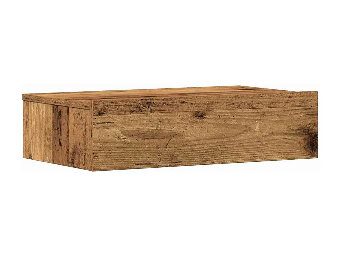 Nachtkastje 60x35 cm spaanplaat oud hout