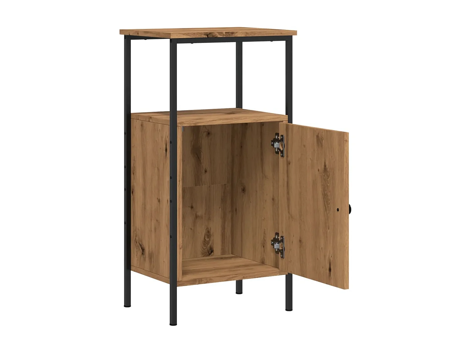 Tables de chevet 2 pièces chêne artisanal bois d'ingénierie