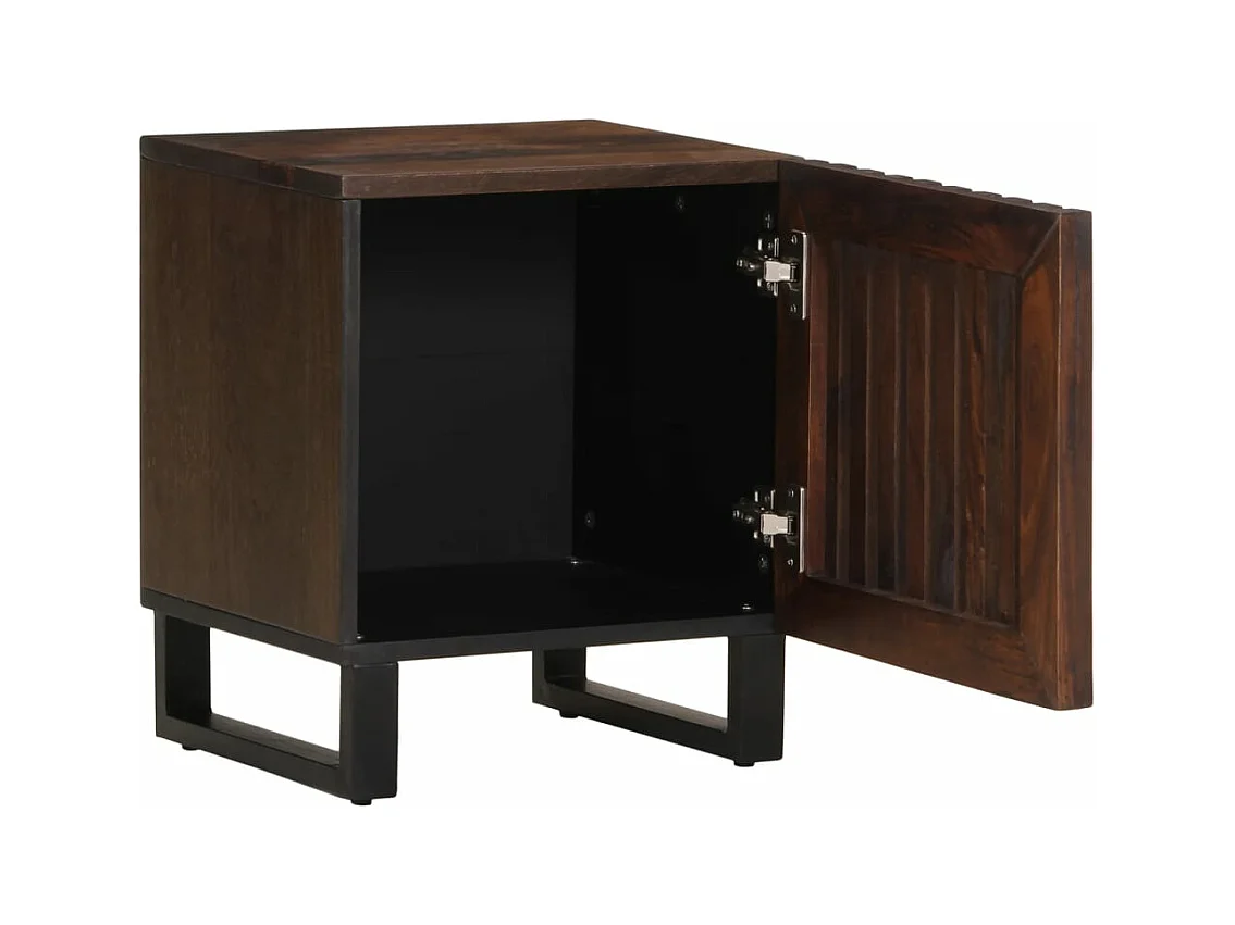 Tables de chevet 2 pièces 40x33x46 cm Bois de manguier solide
