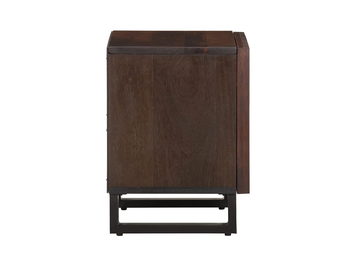Tables de chevet 2 pièces 40x33x46 cm Bois de manguier solide