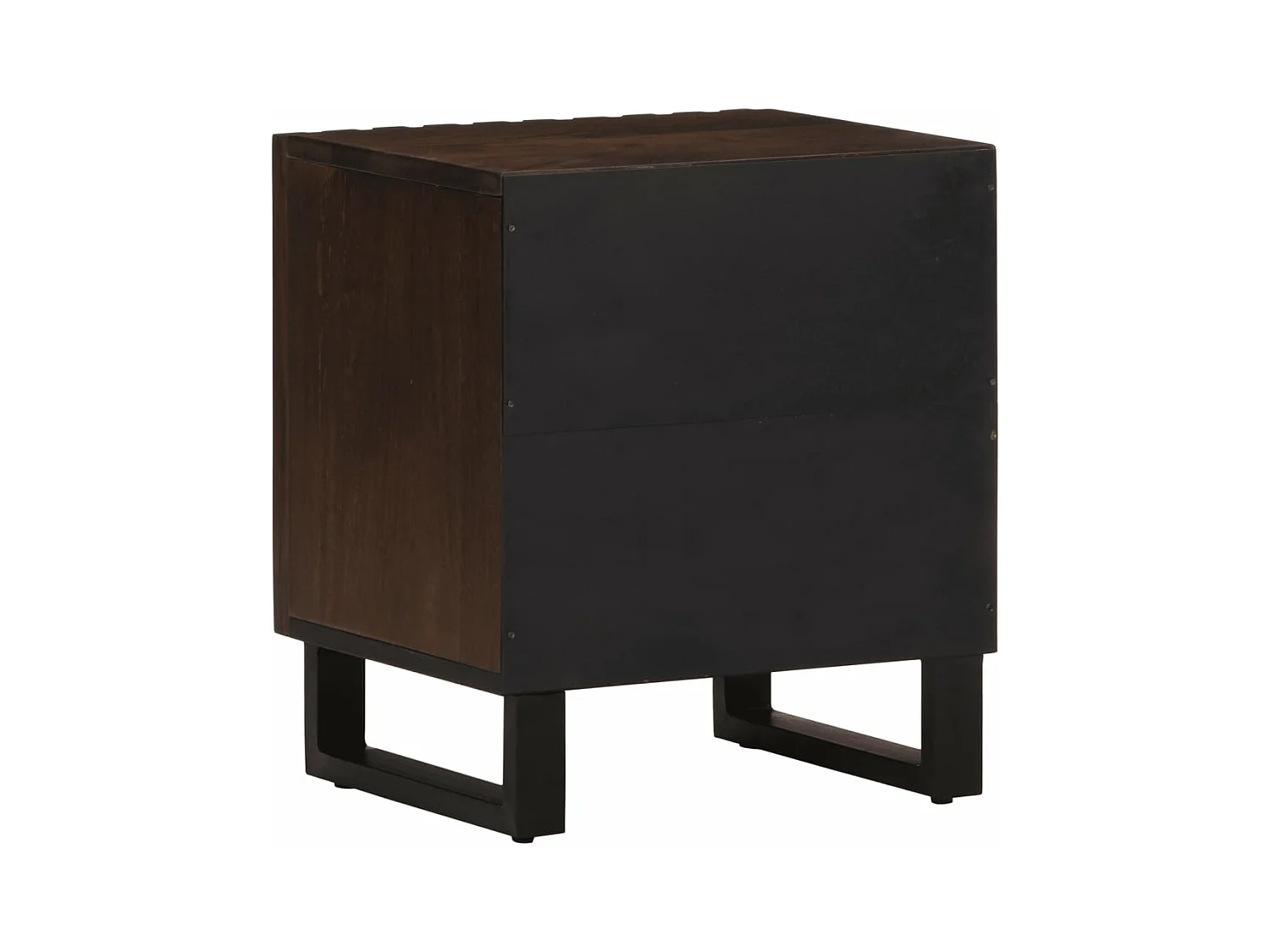 Tables de chevet 2 pièces 40x33x46 cm Bois de manguier solide