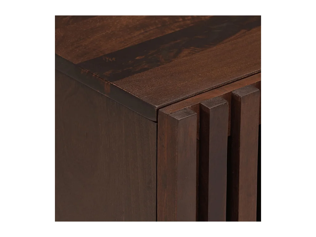 Tables de chevet 2 pièces 40x33x46 cm Bois de manguier solide
