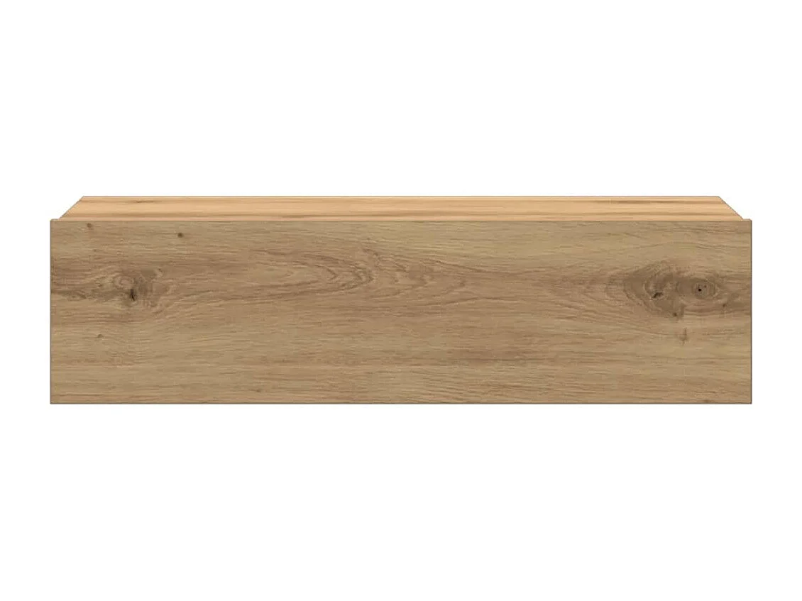 Table de chevet chêne artisanal 60x35 cm bois d’ingénierie