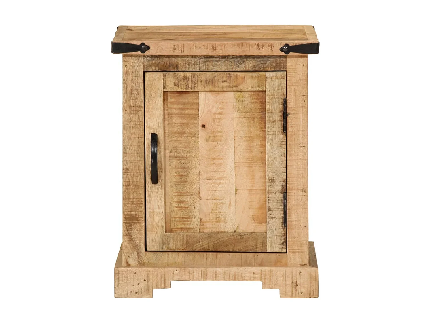 Table de chevet 40x35x50 cm bois de manguier massif