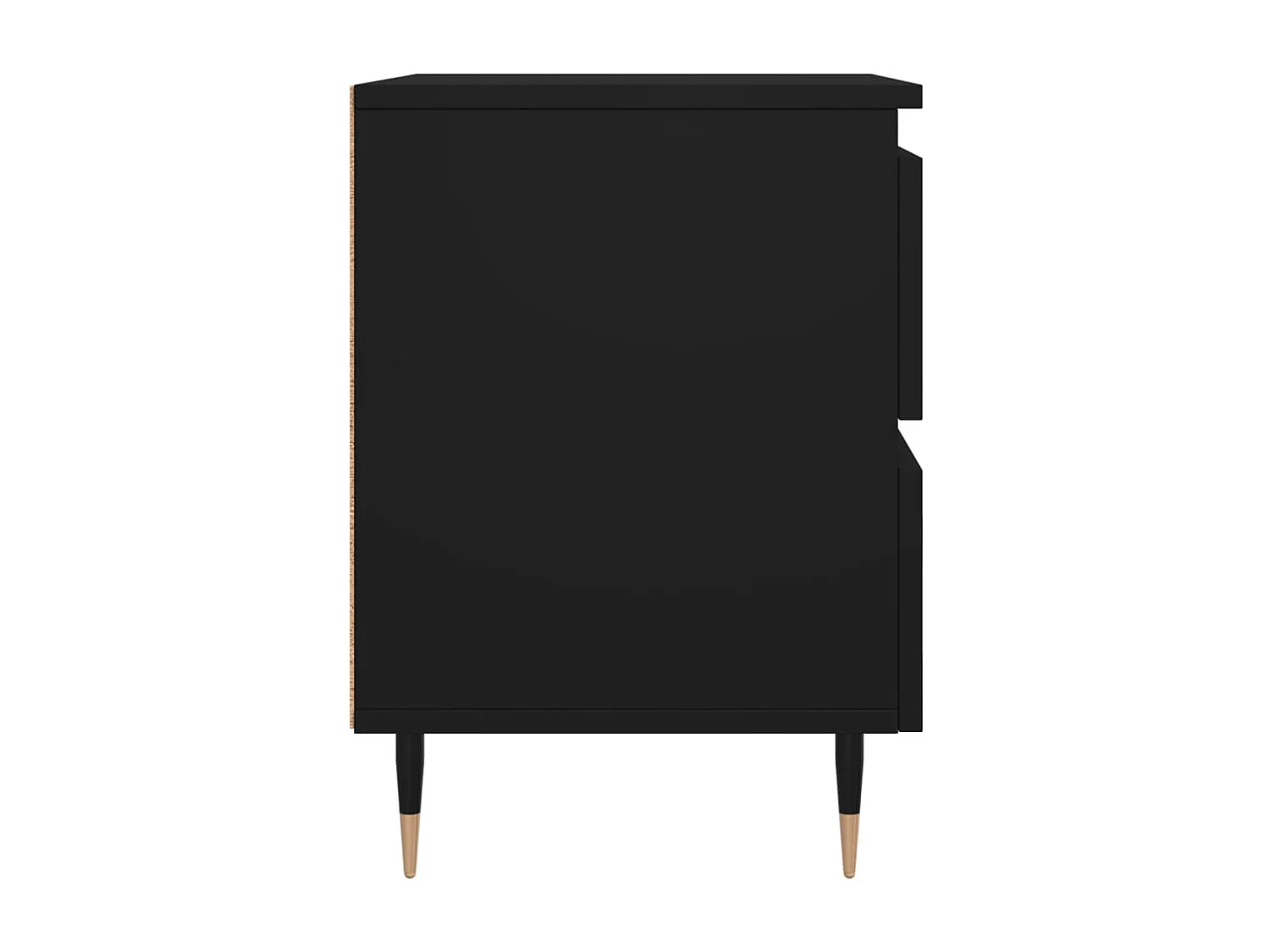 Table de chevet Noir 40x35x50 cm Bois d’ingénierie