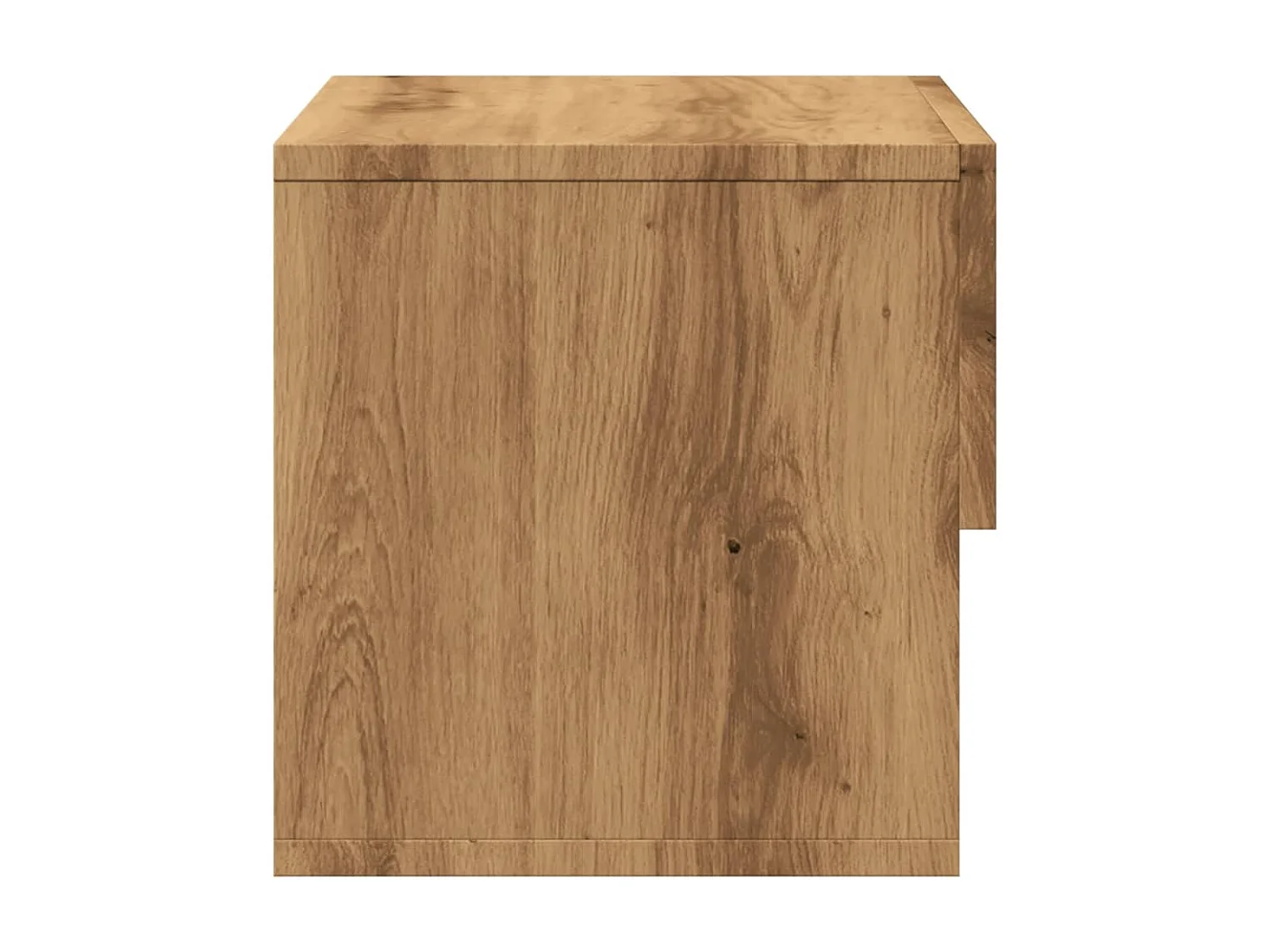 Mesas de cabeceira de parede 2 peças carvalho artisiano