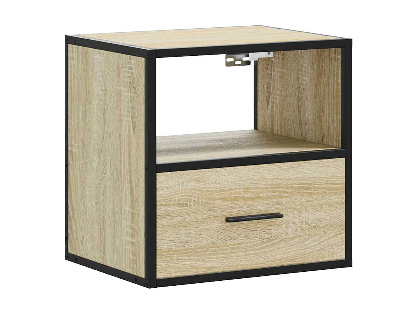 Tables de chevet murales 2 pièces chêne sonoma 40x31x39,5 cm