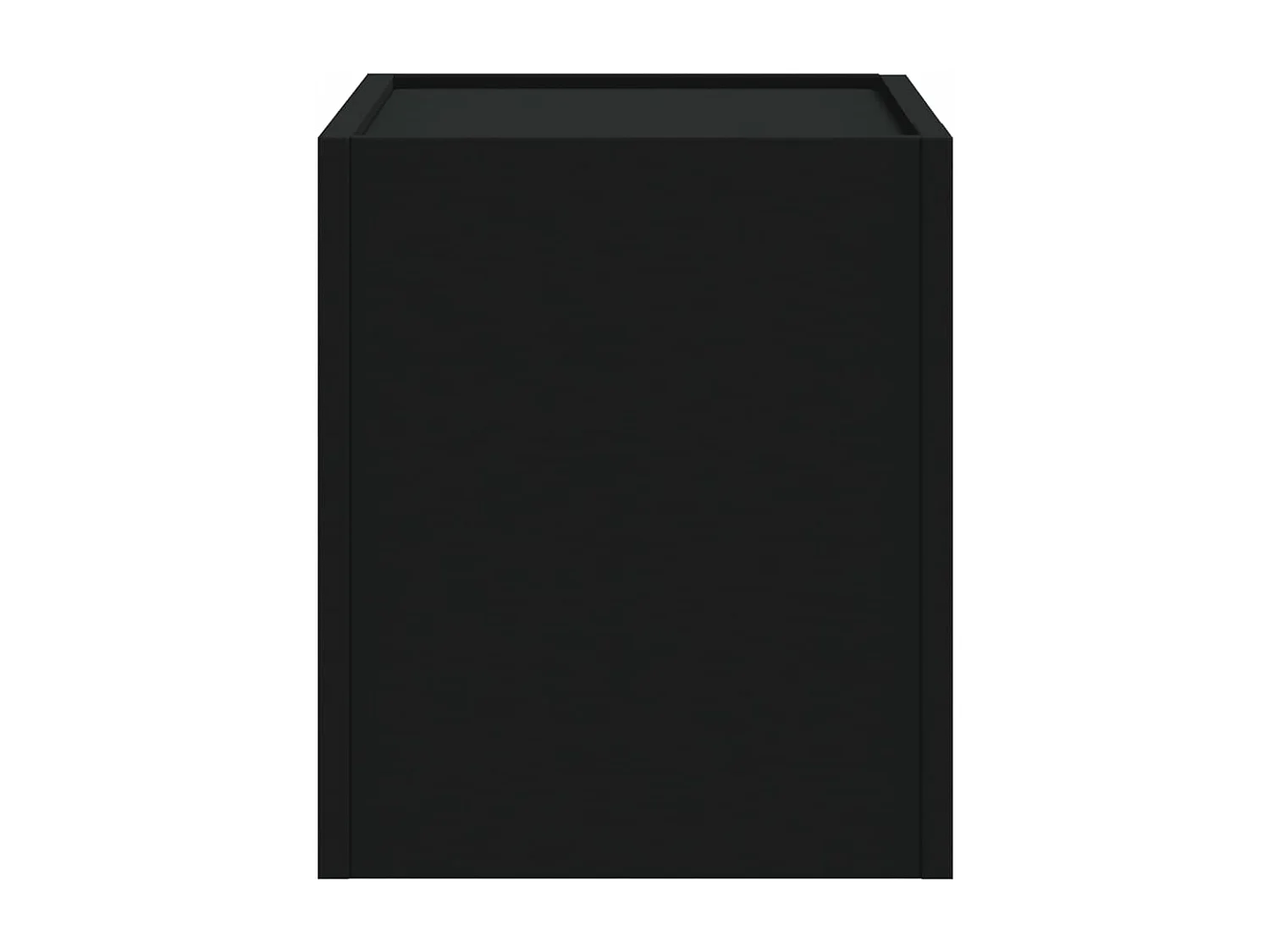 Tables de chevet murales 2 pièces noir 45x30x35 cm