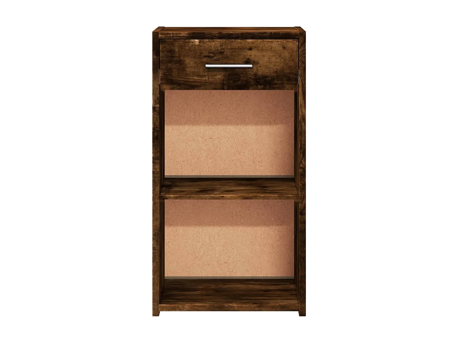 Tables de chevet 2 pièces chêne fumé 35x34x65 cm bois ingénierie