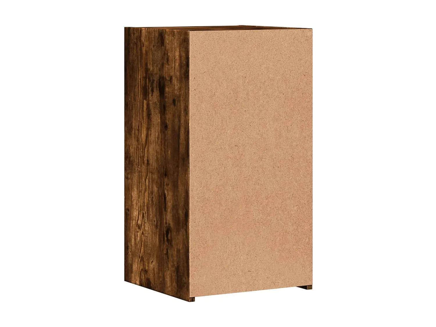 Tables de chevet 2 pièces chêne fumé 35x34x65 cm bois ingénierie