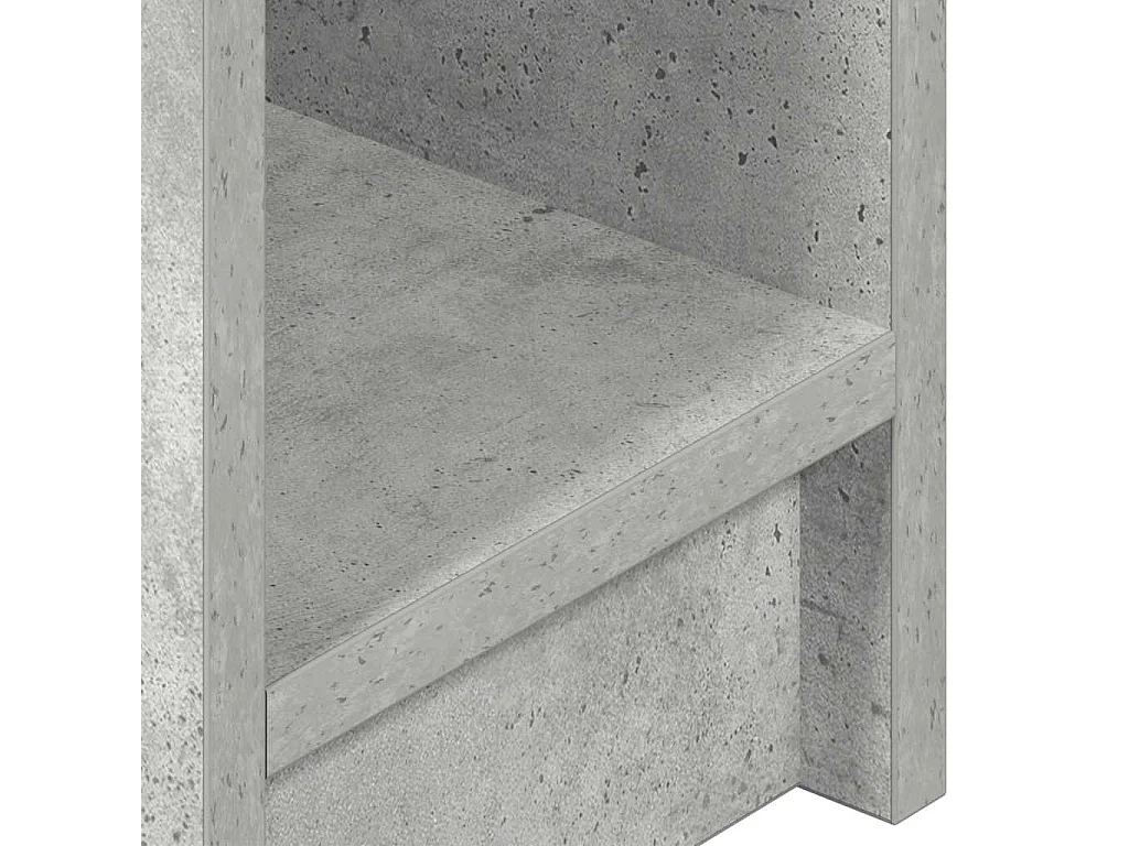 Nachtkastjes 2 st met lade 20x36x60 cm betongrijs