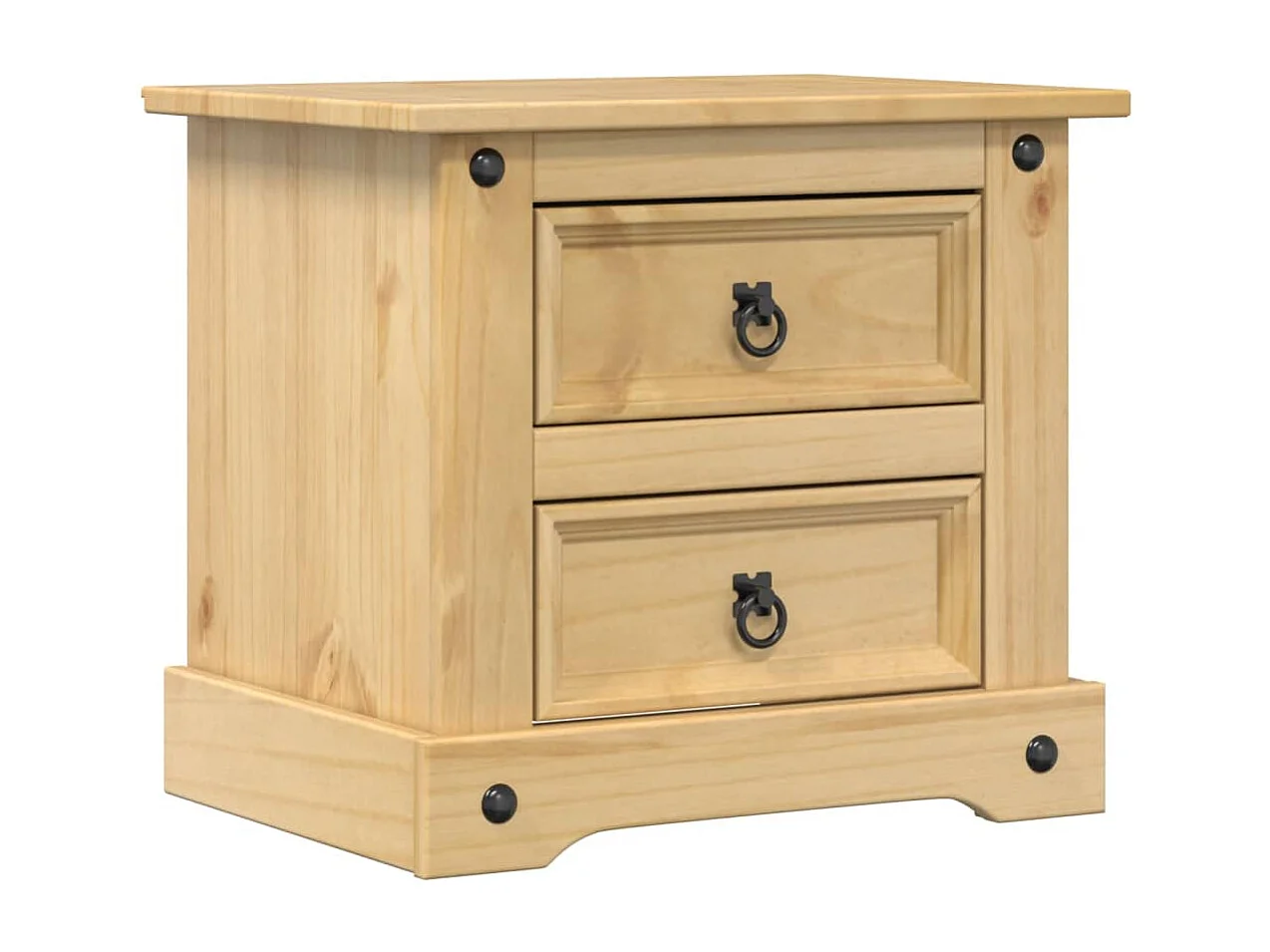 Table de chevet Corona 53x39x50 cm bois de pin massif