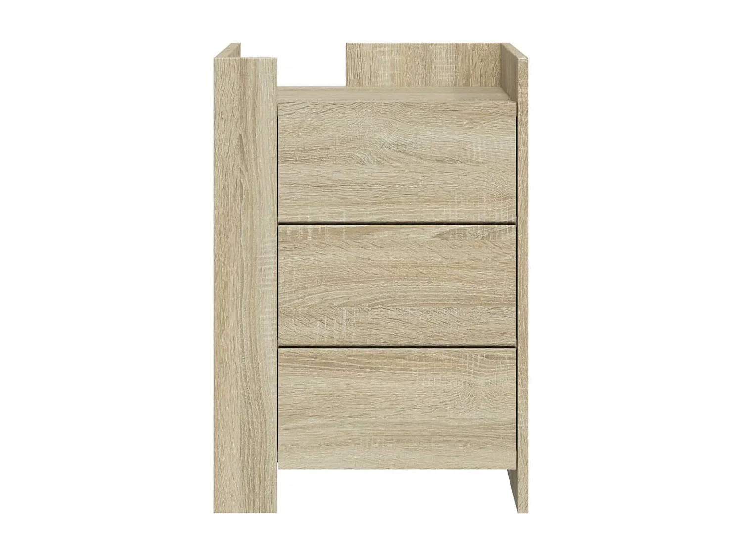 Mesa de cabeceira 45x50x65 cm derivados madeira carvalho sonoma