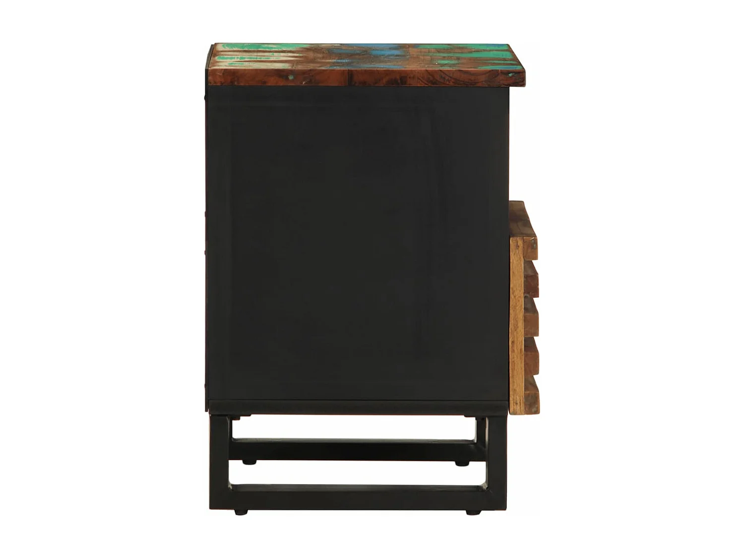 Tables de chevet 2 pièces 40x33x46 cm Bois massif de récupération