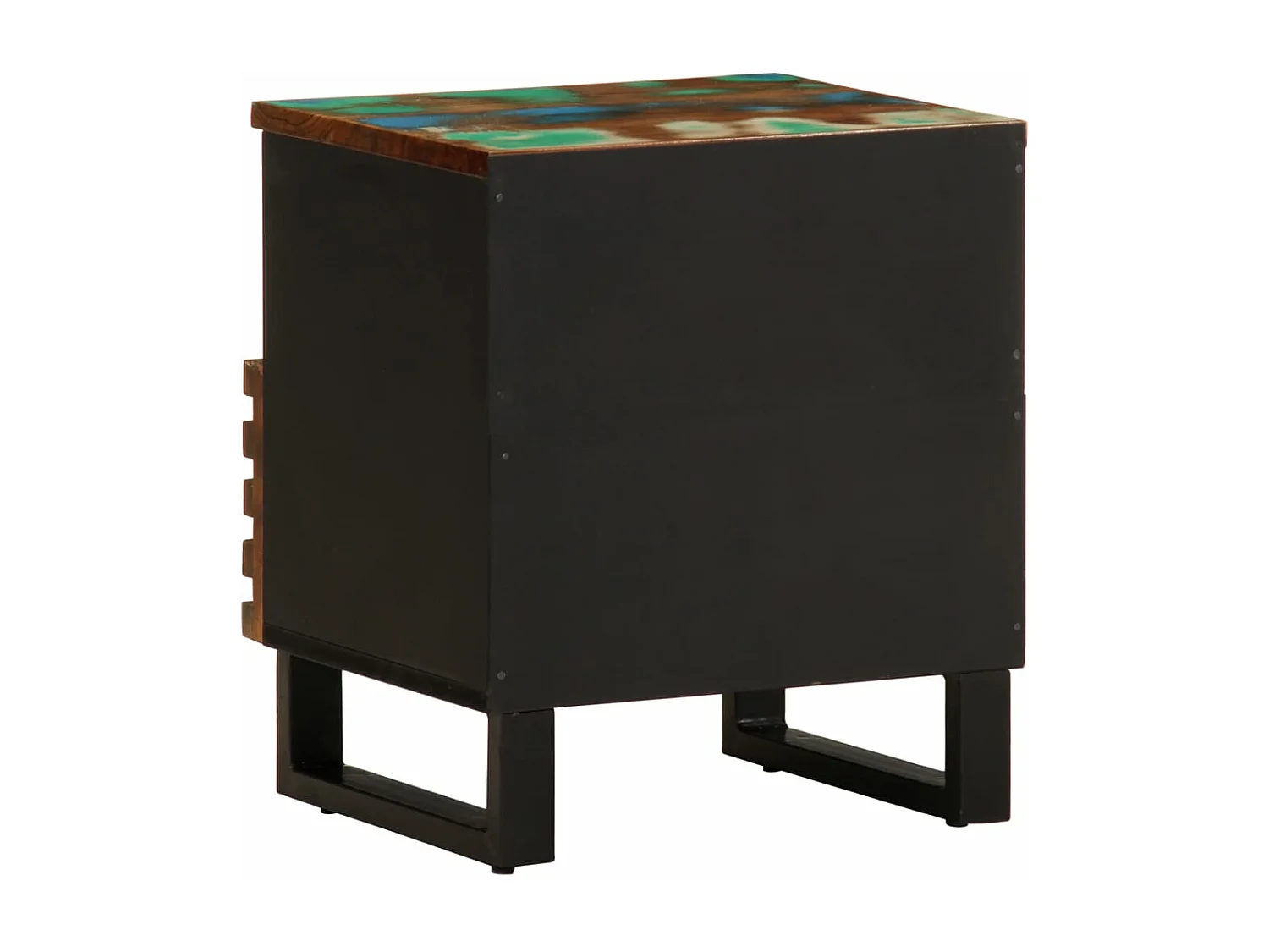 Tables de chevet 2 pièces 40x33x46 cm Bois massif de récupération