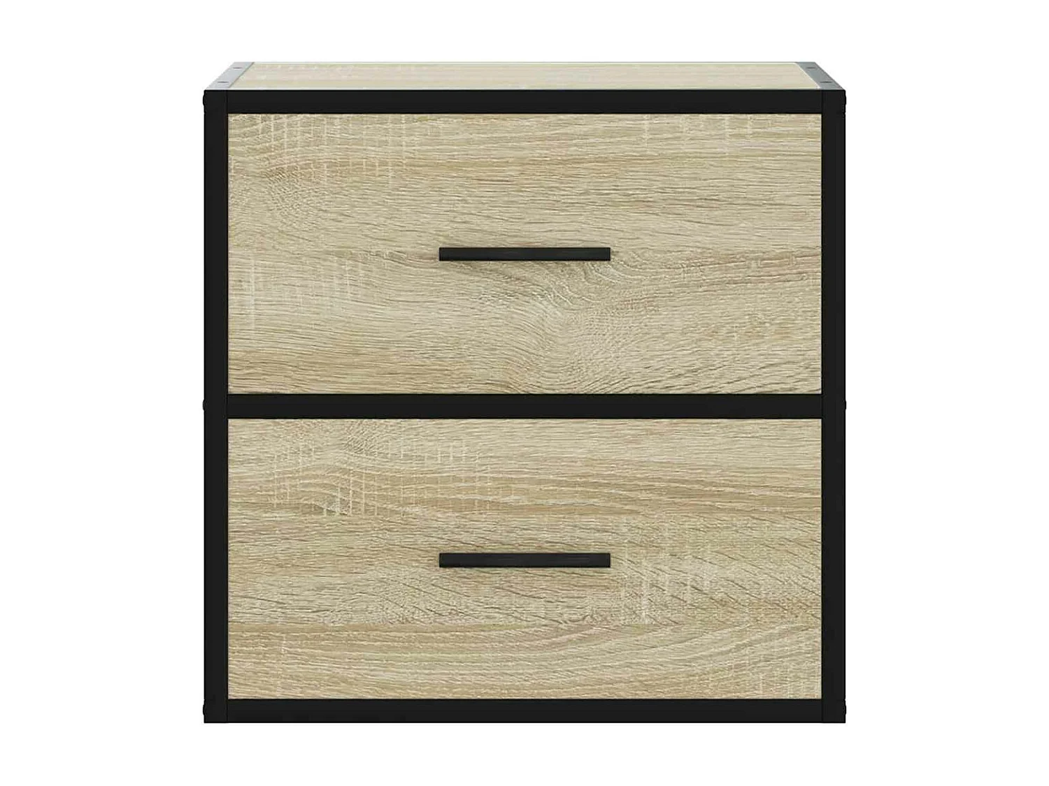 Tables de chevet murales 2 pièces chêne sonoma 40x31x39,5 cm