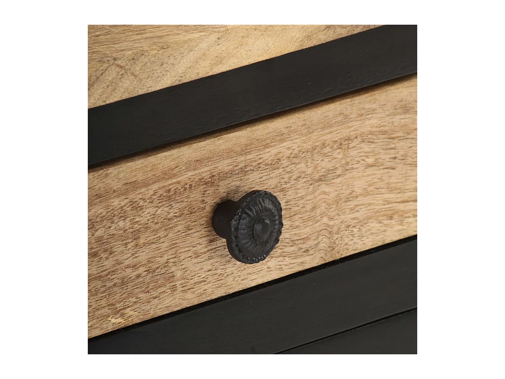 Table de chevet 40x30x50 cm Bois de manguier massif