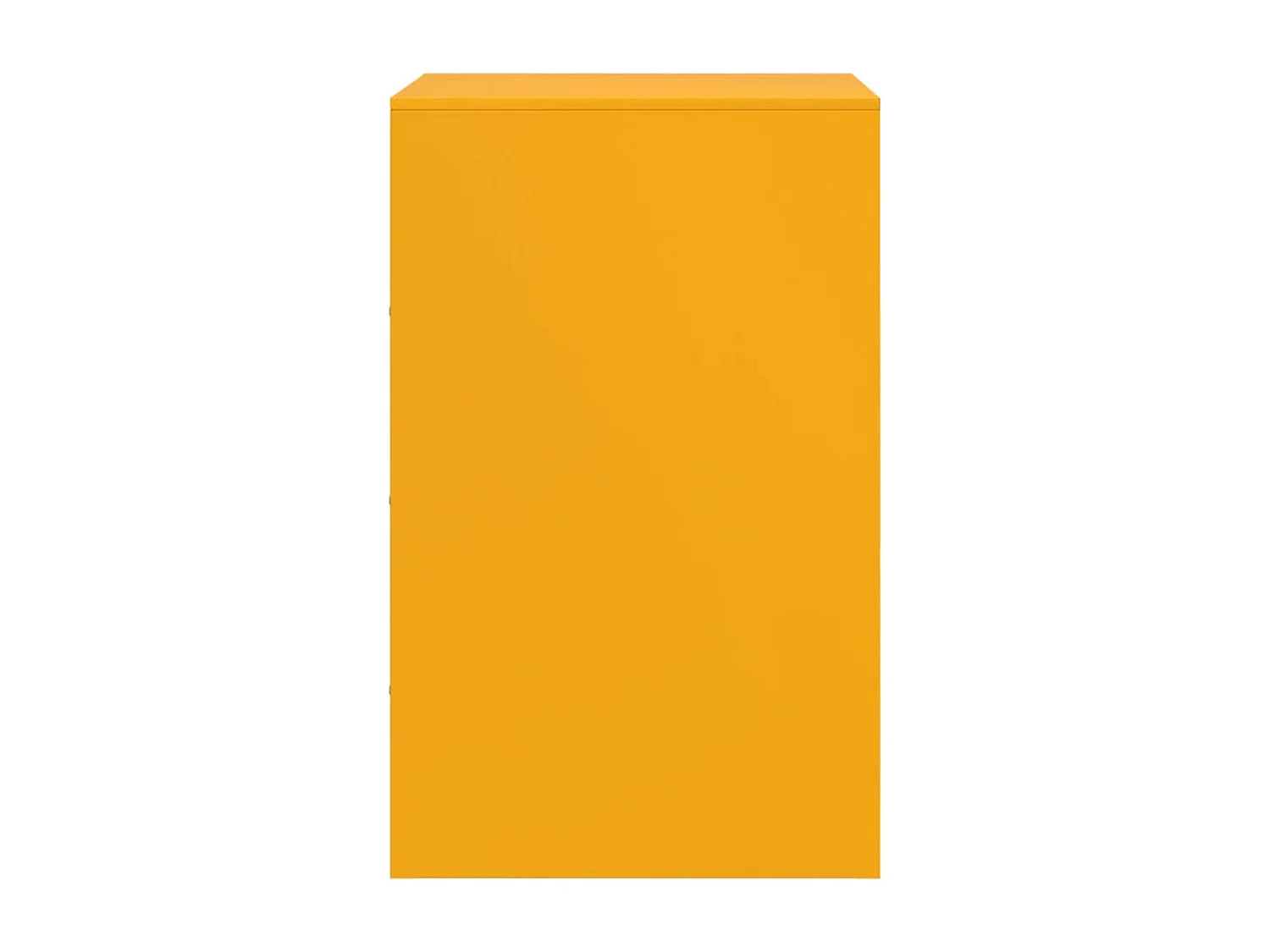 Tables de chevet 2 pièces jaune moutarde 34,5x39x62 cm acier