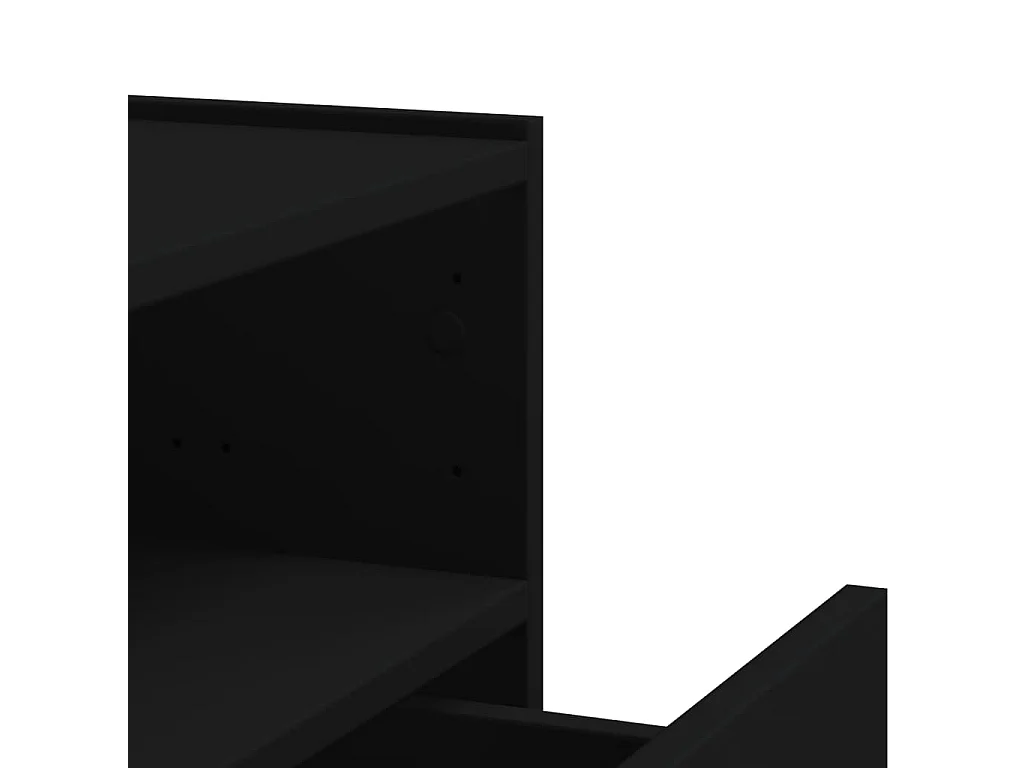 Tables de chevet murales 2 pièces blanc 45x30x35 cm