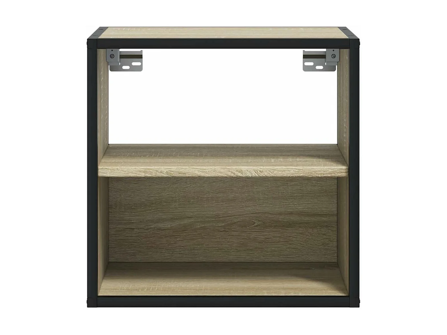 Mesitas de noche de pared 2 unidades roble Sonoma 40x31x39,5 cm